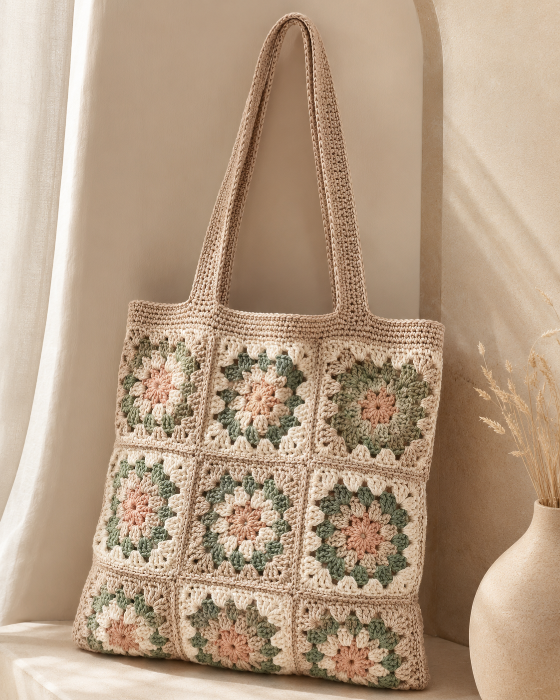 Granny Square Tote